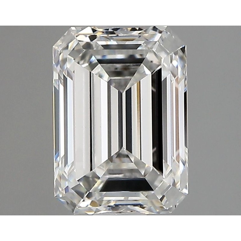 Diament laboratoryjny bezbarwny szlif szmaragdowy, 1.9ct, VVS2, E, IGI LG746545893