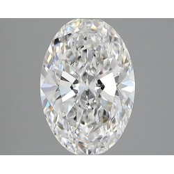 Diament laboratoryjny bezbarwny szlif owalny, 2.05ct, VVS2, D, IGI LG746545875