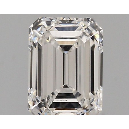 Diament laboratoryjny bezbarwny szlif szmaragdowy, 1.89ct, VVS1, D, IGI LG741521707