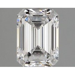 Diament laboratoryjny bezbarwny szlif szmaragdowy, 1.89ct, VVS2, D, IGI LG746519423