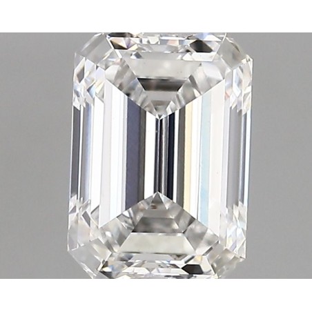 Diament laboratoryjny bezbarwny szlif szmaragdowy, 1.89ct, VVS2, D, IGI LG738526861