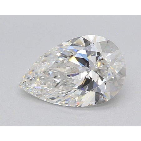 Diament laboratoryjny bezbarwny szlif gruszkowy, 2.01ct, VVS2, E, IGI LG747505363