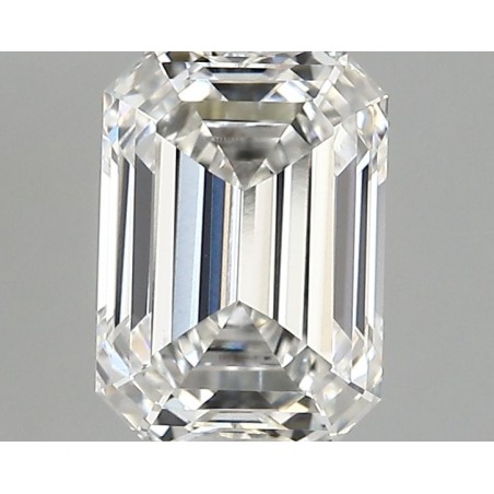 Diament laboratoryjny bezbarwny szlif szmaragdowy, 2.01ct, VVS2, F, IGI LG744520773