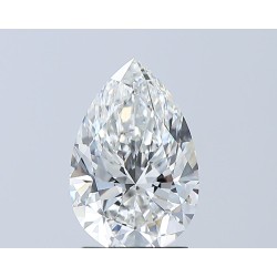 Diament laboratoryjny bezbarwny szlif gruszkowy, 2.02ct, VVS2, E, IGI LG627486620