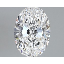 Diament laboratoryjny bezbarwny szlif owalny, 2ct, VVS2, D, IGI LG746511649