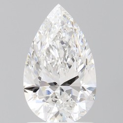 Diament laboratoryjny bezbarwny szlif gruszkowy, 1.5ct, VVS2, D, IGI LG741531186