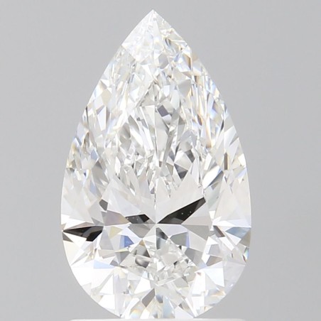 Diament laboratoryjny bezbarwny szlif gruszkowy, 1.5ct, VVS2, D, IGI LG741531186