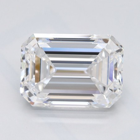 Diament laboratoryjny bezbarwny szlif szmaragdowy, 2.01ct, IF, D, IGI LG722509631