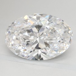 Diament laboratoryjny bezbarwny szlif owalny, 2.18ct, IF, D, IGI LG745507054