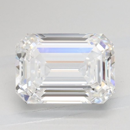 Diament laboratoryjny bezbarwny szlif szmaragdowy, 2.01ct, IF, D, IGI LG741542780