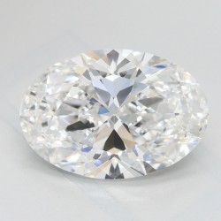 Diament laboratoryjny bezbarwny szlif owalny, 2.26ct, IF, D, IGI LG737548717