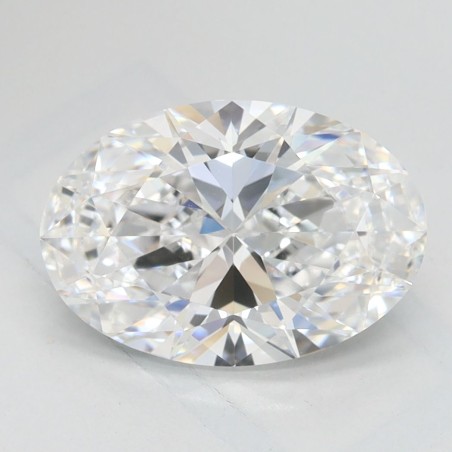 Diament laboratoryjny bezbarwny szlif owalny, 2.26ct, IF, D, IGI LG737548717