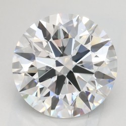 Diament laboratoryjny bezbarwny szlif okrągły, 2.49ct, IF, D, GIA 6531735406
