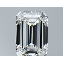Diament laboratoryjny bezbarwny szlif szmaragdowy, 2.91ct, VVS2, E, IGI LG720544392