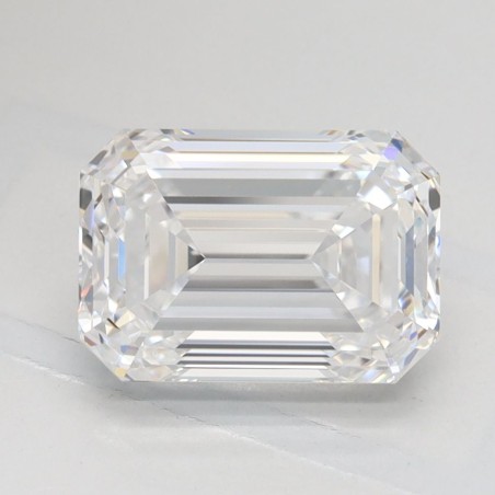 Diament laboratoryjny bezbarwny szlif szmaragdowy, 2.03ct, IF, D, IGI LG741542784