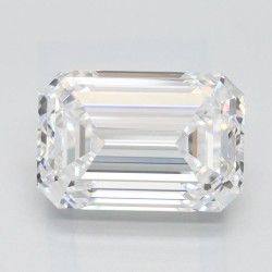 Diament laboratoryjny bezbarwny szlif szmaragdowy, 2.1ct, IF, D, IGI LG728561114
