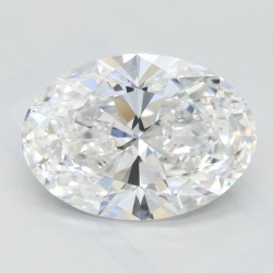 Diament laboratoryjny bezbarwny szlif owalny, 2.18ct, IF, D, IGI LG728518455