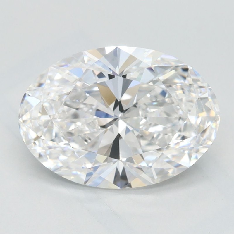 Diament laboratoryjny bezbarwny szlif owalny, 2.18ct, IF, D, IGI LG728518455