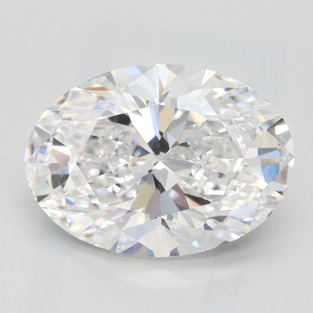Diament laboratoryjny bezbarwny szlif owalny, 2.01ct, IF, D, IGI LG729566232