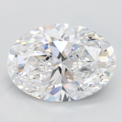 Diament laboratoryjny bezbarwny szlif owalny, 2.02ct, IF, D, IGI LG715554048