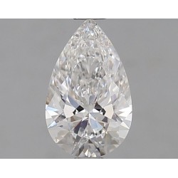 Diament laboratoryjny bezbarwny szlif gruszkowy, 1ct, VVS1, D, GIA 1513035493