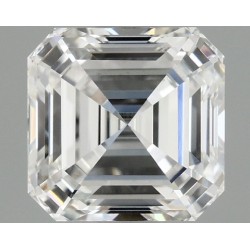 Diament laboratoryjny bezbarwny szlif szmaragdowy kwadratowy, 0.97ct, VVS2, E, IGI LG641475020