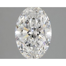 Diament laboratoryjny bezbarwny szlif owalny, 1.68ct, VVS2, D, IGI LG746545897