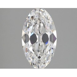 Diament laboratoryjny bezbarwny szlif owalny, 1.8ct, VVS2, D, IGI LG746526855