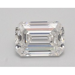 Diament laboratoryjny bezbarwny szlif szmaragdowy, 1.8ct, VVS2, E, IGI LG743549658