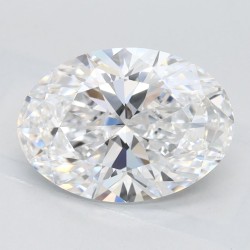 Diament laboratoryjny bezbarwny szlif owalny, 2.24ct, IF, D, IGI LG731557386