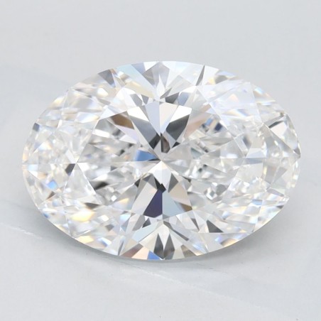 Diament laboratoryjny bezbarwny szlif owalny, 2.24ct, IF, D, IGI LG731557386