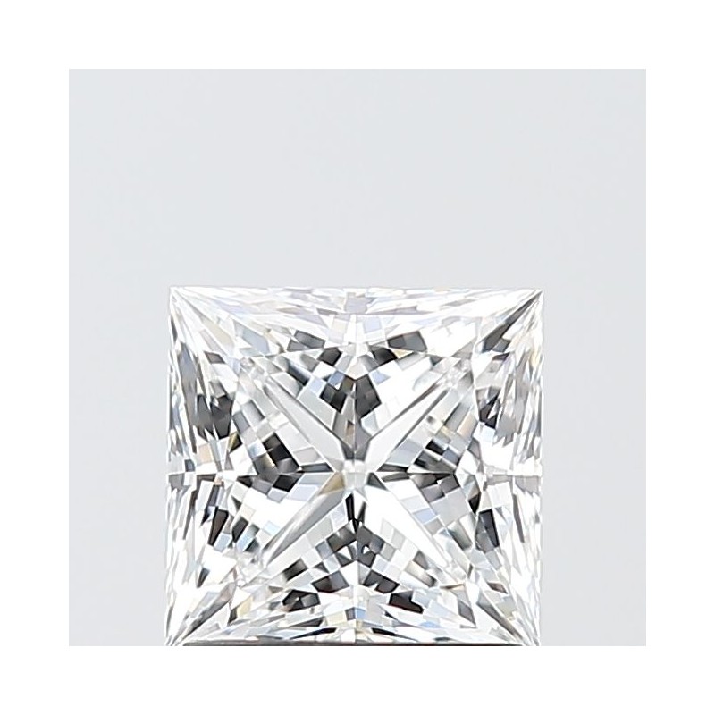 Diament laboratoryjny bezbarwny szlif princess, 1.59ct, VVS2, D, IGI LG675593818 Diament laboratoryjny bezbarwny szlif princess, 1.59ct, VVS2, D, IGI LG675593818