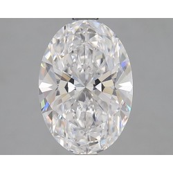 Diament laboratoryjny bezbarwny szlif owalny, 2.55ct, VVS1, D, GIA 3515085924
