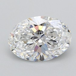 Diament laboratoryjny bezbarwny szlif owalny, 2.24ct, VVS1, D, GIA 7536297009