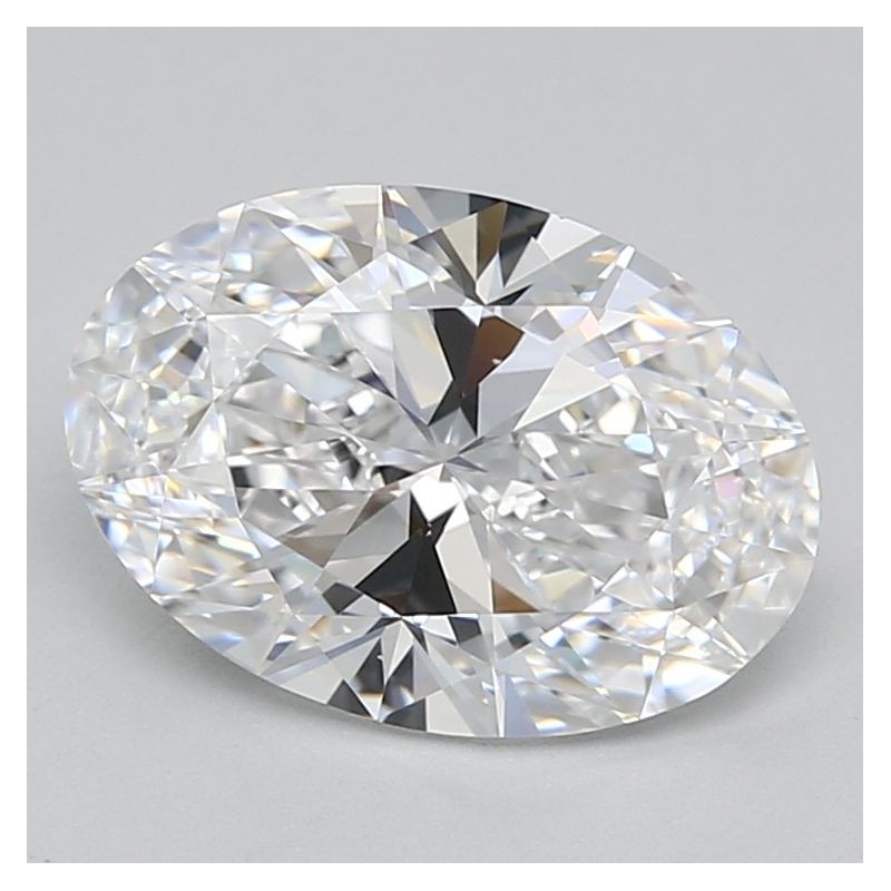 Diament laboratoryjny bezbarwny szlif owalny, 2.5ct, VVS1, D, GIA 5533068382