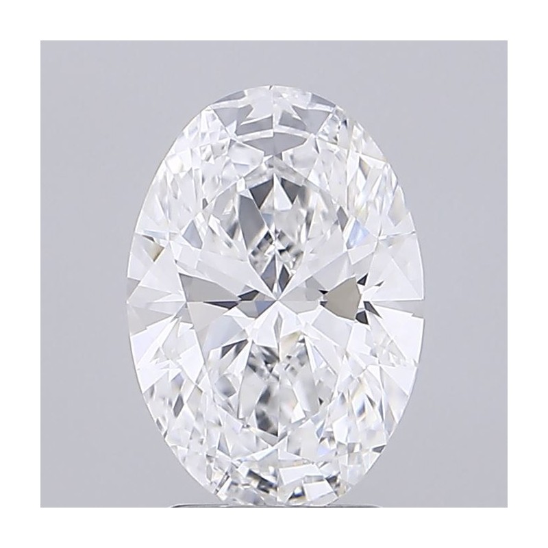 Diament laboratoryjny bezbarwny szlif owalny, 2.71ct, VVS2, D, IGI LG738502956