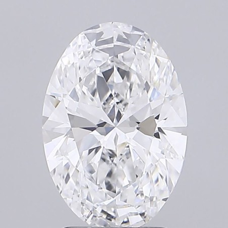 Diament laboratoryjny bezbarwny szlif owalny, 2.71ct, VVS2, D, IGI LG738502956