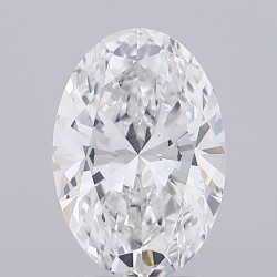 Diament laboratoryjny bezbarwny szlif owalny, 2.86ct, VVS2, F, IGI LG729563764