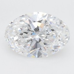 Diament laboratoryjny bezbarwny szlif owalny, 2.07ct, VVS1, D, GIA 6491964305