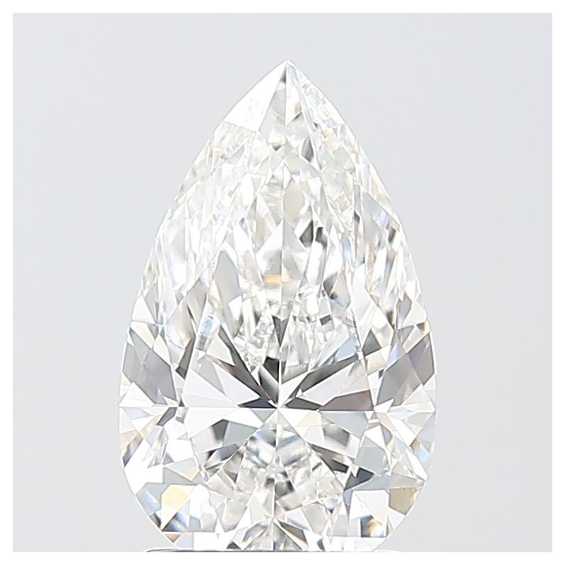 Diament laboratoryjny bezbarwny szlif gruszkowy, 2.03ct, VVS2, E, IGI LG737586209