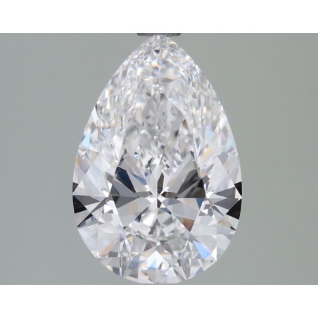 Diament laboratoryjny bezbarwny szlif gruszkowy, 2.05ct, VVS2, E, GIA 1535293407