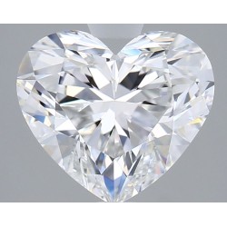 Diament laboratoryjny bezbarwny serce, 2.06ct, VVS2, E, GIA 5536298259