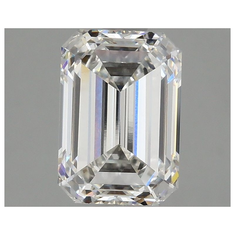 Diament laboratoryjny bezbarwny szlif szmaragdowy, 2.03ct, VVS2, F, IGI LG633484937