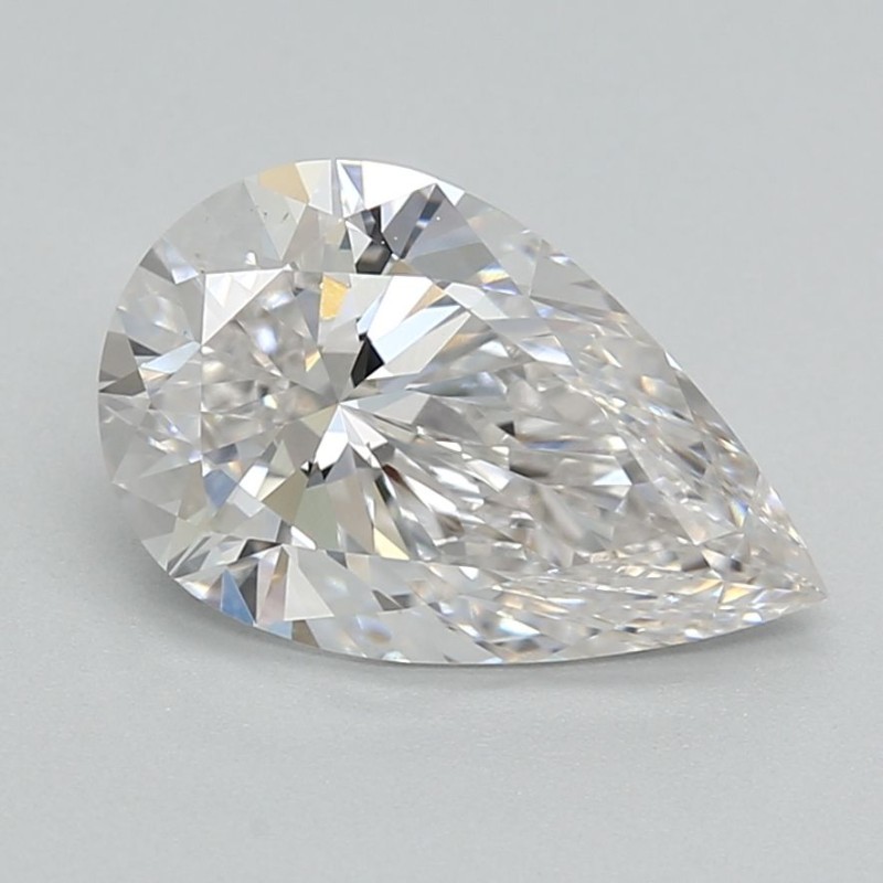 Diament laboratoryjny bezbarwny szlif gruszkowy, 1.59ct, VVS2, F, IGI LG743529901