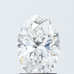 Diament laboratoryjny bezbarwny szlif owalny, 1.54ct, VVS2, D, IGI LG681546925
