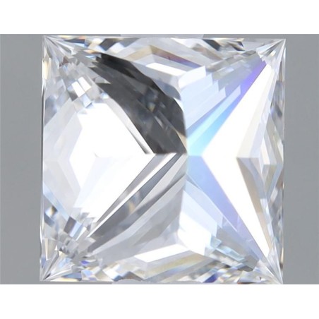 Diament laboratoryjny bezbarwny szlif princess, 1.08ct, VVS2, D, IGI LG597375780