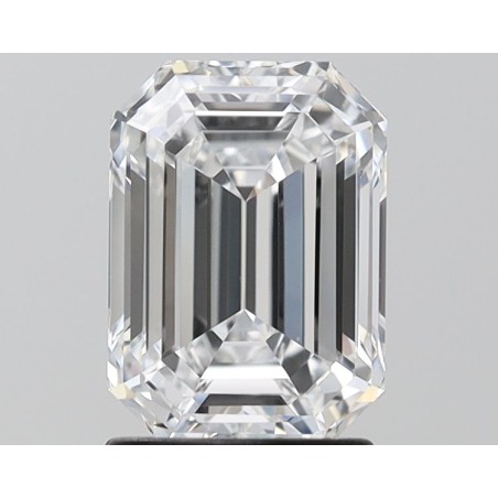 Diament laboratoryjny bezbarwny szlif szmaragdowy, 2.02ct, VVS1, D, IGI LG637453151