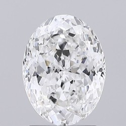 Diament laboratoryjny bezbarwny szlif owalny, 1.8ct, VVS2, E, IGI LG715599417
