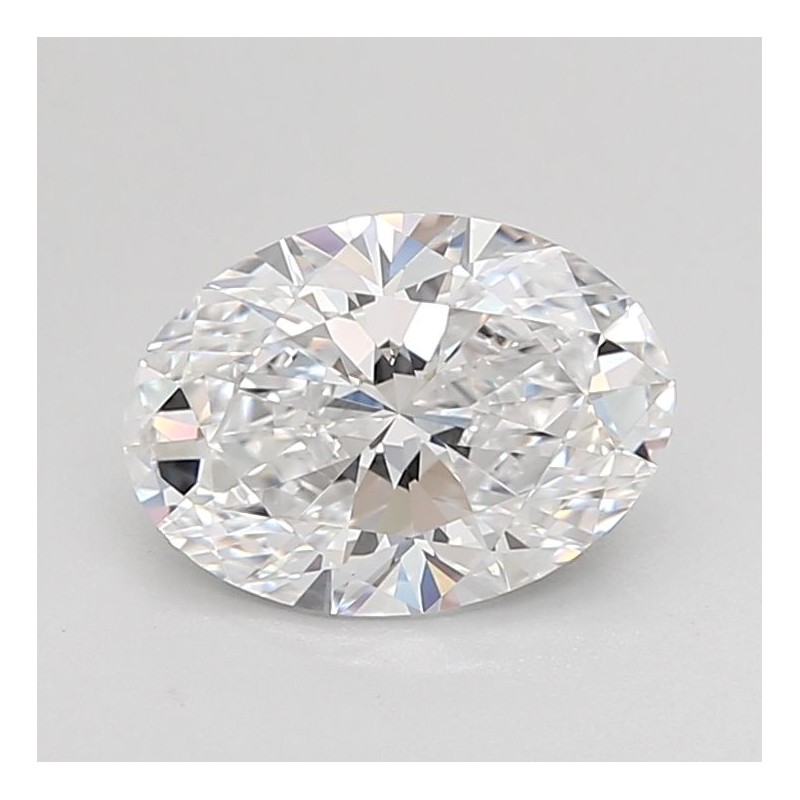 Diament laboratoryjny bezbarwny szlif owalny, 1.58ct, VVS2, D, IGI LG729569808