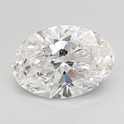 Diament laboratoryjny bezbarwny szlif owalny, 1.9ct, VVS2, F, IGI LG729569823